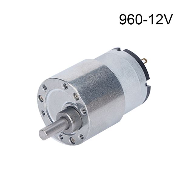 6V/12V/24V 7~960RPM Elmotor med hög vridmomentreducering Excentrisk utgående axel Mikrohastighetsreducerad växelmotor 960 12V