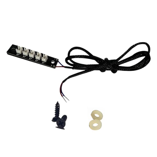 PC Vifte Hub Strøm Splitter Distributør 2Pin til 5-Utgangs Splitter For PC Kabinett