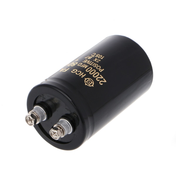 22000uF 80V Elektrolytisk Skruv Kondensator o Amp Strömförsörjning 50x80mm 105℃