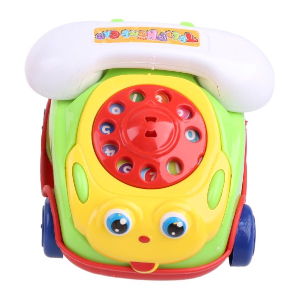 Baby Elektrisk tecknad telefonleksak för toddler Intelligent utveckling Tidig inlärningsleksak Barngåva