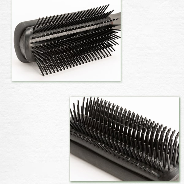 Professionell 9-rads Detangling Hair Brush Detangler Hairbrush Styling Comb Black