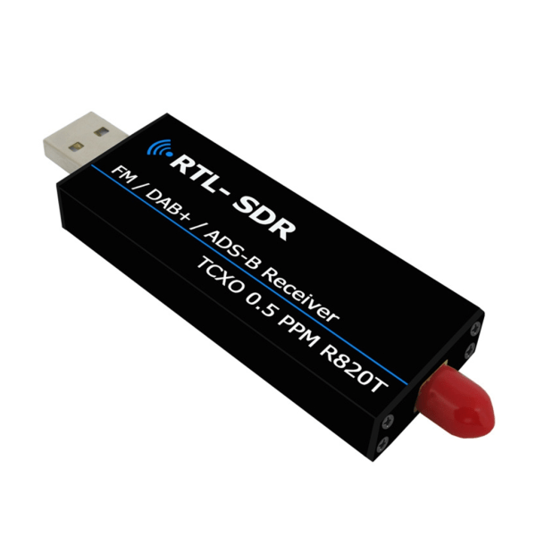Multifunktionell digital SDR-mottagare Bredbandsprogramvara mottagare 100KHz-1,7GHz USB gränssnitt för radio-TV-sändningar