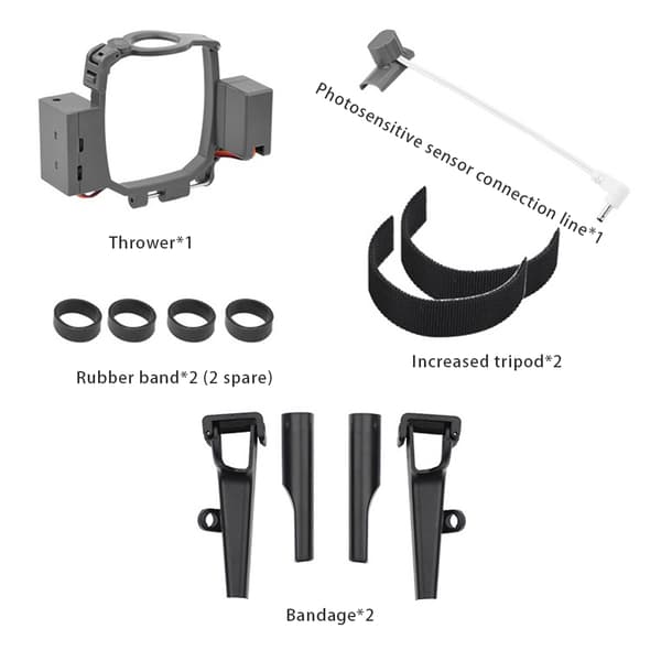 Drone Air Dropper for DJI-Mavic 2 Pro/Zoom Utløser Nyttelast Gave Redningsdeler