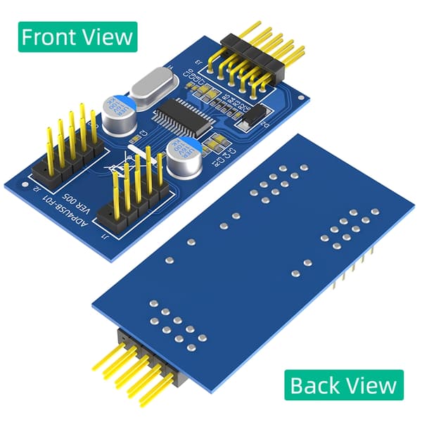 USB 2.0 9-pins Y-splitter 9-pins USB-header han 1 til 2 hun-udvidelse til pc