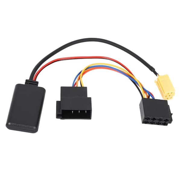 Bil Bluetooth-kompatibel AUX Mottaker Klar Lyd Stereo MINI 6Pin Kabeladapter