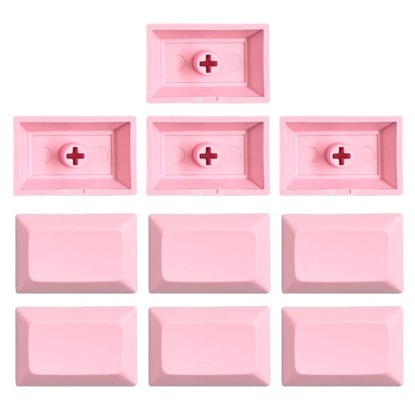 DSA Keycap Set PBT Blank Keycaps DSA Profil 1.5U Höjd Keycap Set För Mekaniskt Gamingtangentbord 10st