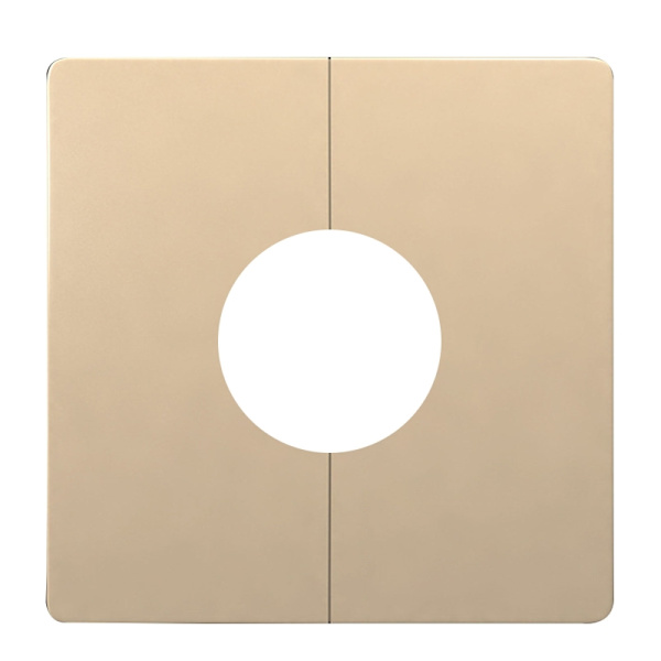 Plastik Split Firkantet Rosetplade Væg Split Flange til 0,47''/0,87''/1,26'' Diameter Rør Husholdnings Hardware
