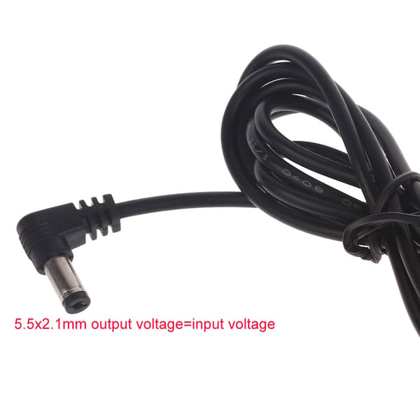 Billaderadapterkontaktlader for DVR-kjøretøy hurtiglading DC5521-kabel