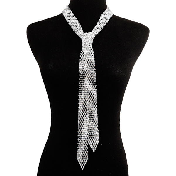 Europeisk amerikansk stil Nyhet Mode Kragslips Överdrivna Strass Temperament Halsband Modernt Stadstrend Halsband