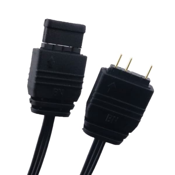 ARGB 1 Hunn til 3 Hann 3-Pinners ARGB Splitterkabel for PC-datamaskinkabinett