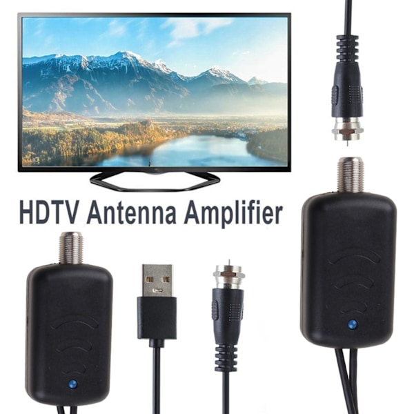 Digital inomhus-TV-antennförstärkare lång 50 mils räckviddsantenn för 720p, 1080i, 1080p/ ATSC-videotillbehör