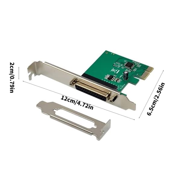 PCIE Controller Card PCIE til DB25 Printer Adapter PCIe Dataoverførsel