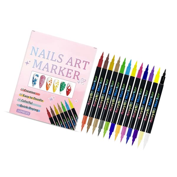 1Box Creative DIY Nail Art Tool Nail Point Graffiti Dotting Pen Simple Applicat
