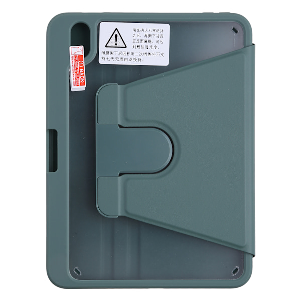 Full Body Tablet Skydd för Case TPU för Smart Cover med laddningspenna öppning 360° Rotation Auto Wake / Sleep i min Black