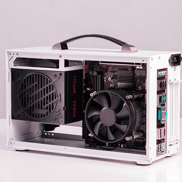 T50C CPU-køler ITX Desktop Chassis Radiator Kobberkerne CPU-køleventilator 93 mm