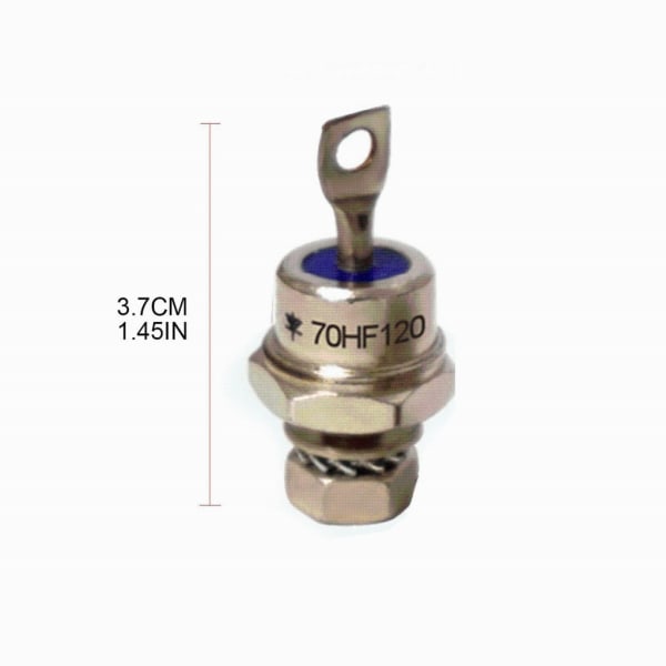 70HF120/70HFR120 70A 1200V Power Metallstudstyp Likriktardioder Tillbehör för laddning av batterier 70HFR120