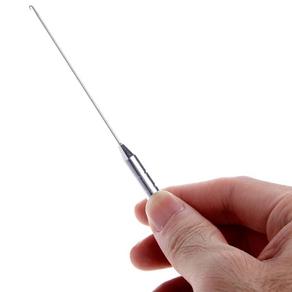 3-i-1 karpfiske rigg rostfritt stål beten nål fisk borrredskap Set Tool Aluminium grip