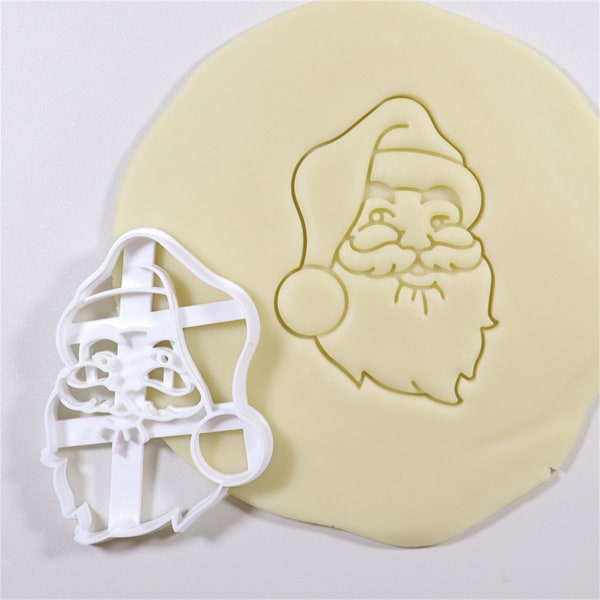 Snöbollar Snögubbe Form Fondantkaka Matklassad plastform Mould Form Form C