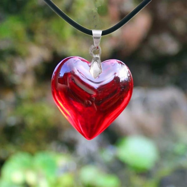 10st 24mm Hjärta Kristall Hängen Smycken DIY Glas Charm Halsband Örhängen Smycken Att göra Alla hjärtans dag Hängen Hantverk null - 25 24mm
