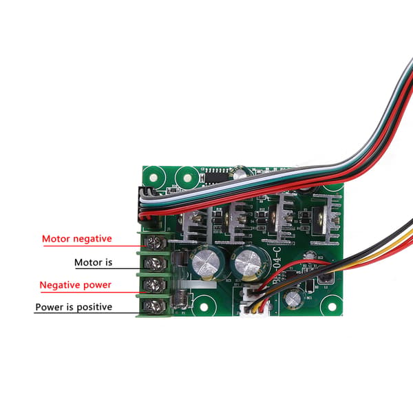 30A for DC 6-60V PWM Motorhastighetskontrollerkort Dimmer Strømregulator+Display
