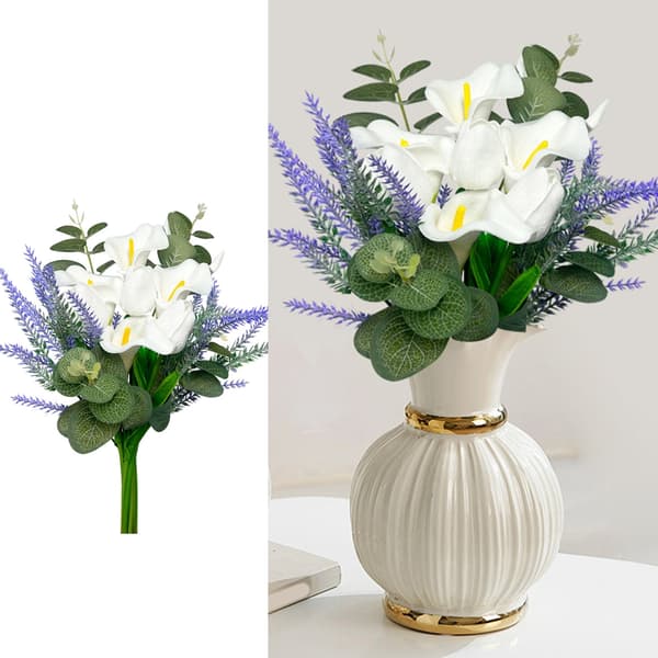 Konstgjord blomma för vas blomsterarrangemang bröllopsdekoration
