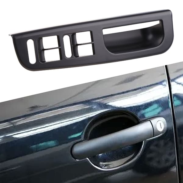 Svart Master Vindusbryter Kontrollpanel Trim Bezel for Passat Jetta Golf MK4