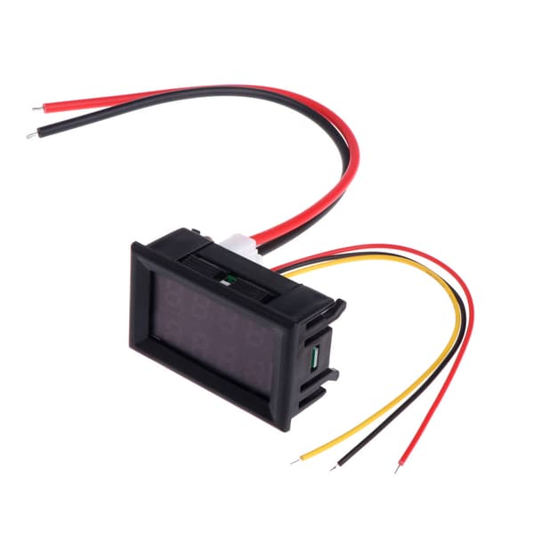 0,28 tommer Digital Voltmeter Ammeter DC 100V 10A Amp Spænding Strøm Amp Meter