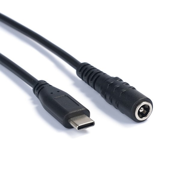 Type C Han til DC5521 5.5x2.1mm Hun Stik USB C Strømadapter
