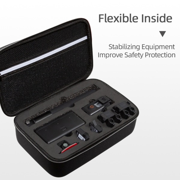 Mini förvaringsväska för DJI Action 4 Case Handväska Skyddslåda för DJI Osmo Action 4 Kameratillbehör