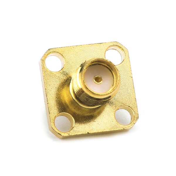 10 stk. SMA Hun Chassis Panelmontering 4 Huls Post Terminal RF Konnektor Koaksial A