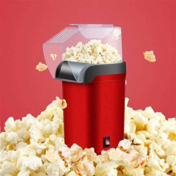 Hot Air Popcorn Maker Machine Hem Popcorn Maker 3 Minuter Snabb Elektrisk Popcorn Popper Hälsosamt mellanmål för barn Vuxna