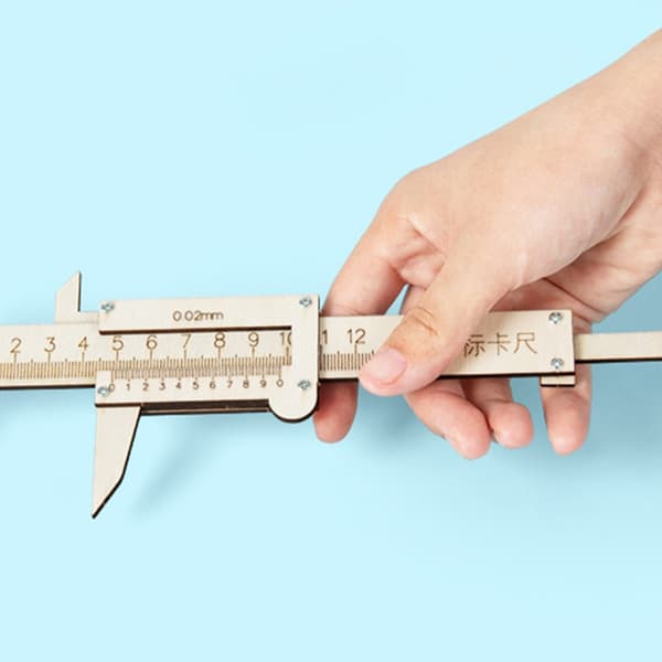 Vernier Caliper Model Træ Samle Legetøj Hands on Pædagogisk STEM Legetøj til Børn