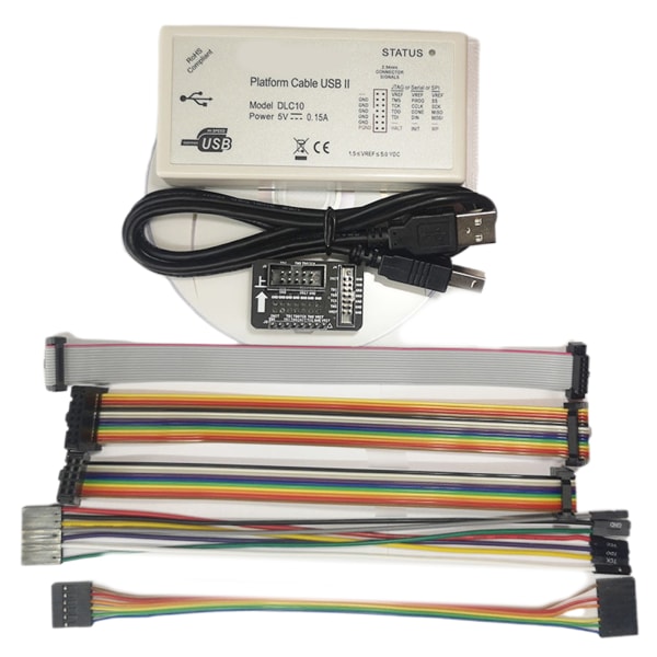 DLC10 USB nedladdningskabel Jtag Programmerare Xilinx plattformskabel för FPGA CPLD Stöd XP/WIN7/WIN8/Linux CY7C68013A