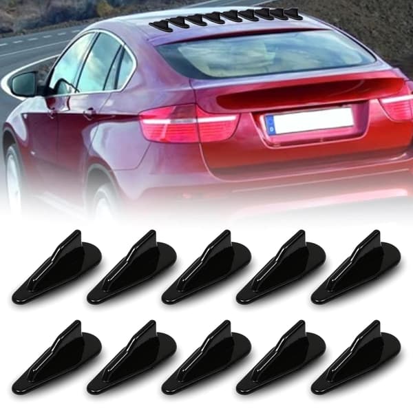 Universal bil takvinge hajfen spoiler diffusor plast takdekorationer Carbon pattern