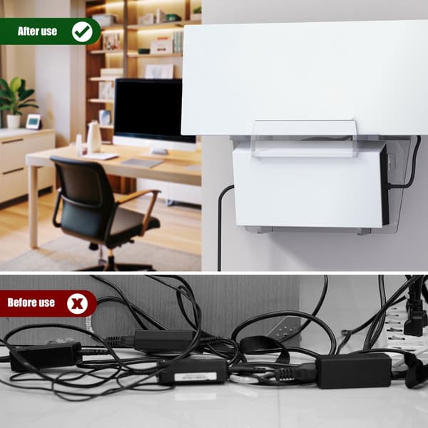 Router Väggfäste Kabelhantering Akryl Väggmonteringsfäste Ersättning