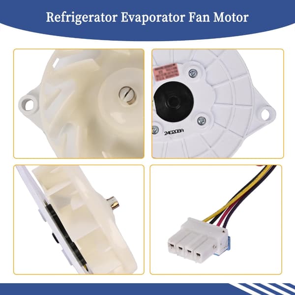Fordampermotor Køleskabsventilator Udskiftningskomponent til EAU64824806 Køleskab