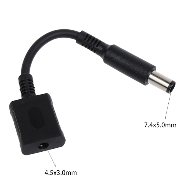 4,5 x 3 mm hona till 7,4 x 5,0 mm omvandlare Power Utomhuskontakt Adapter för power för bärbar dator