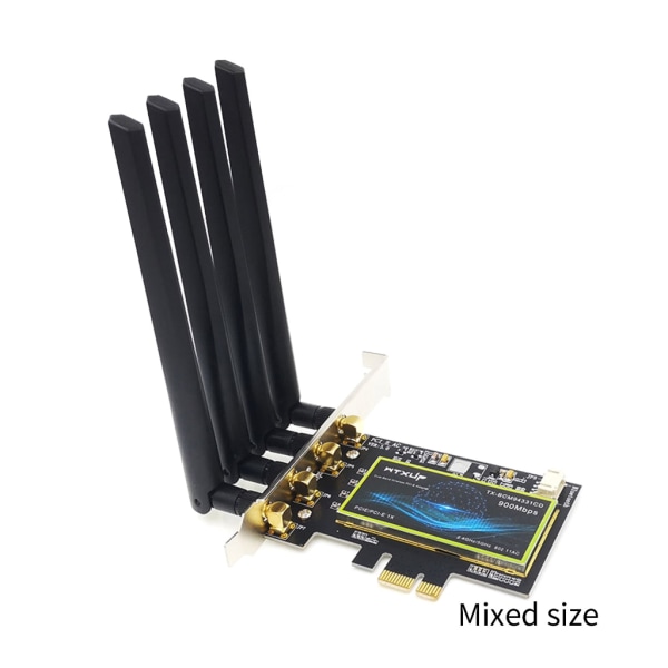 BCM94331CD Trådlös Wifi Adapter Dual Band PCIe 1X Desktop PC Nätverkskort Bluetooth-kompatibelt 4.0 900 Mbps 2.4Ghz/5Ghz
