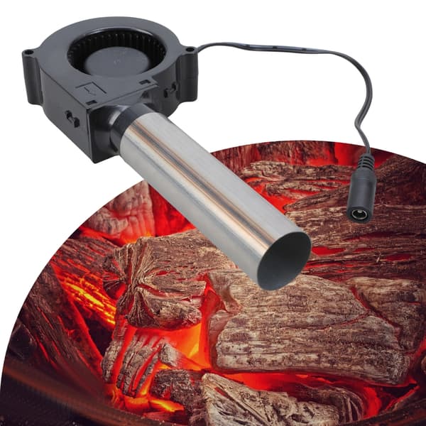 Utomhus Matlagning BBQ Fläkt Kolfläkt 12V Portabel Grill Luftfläkt