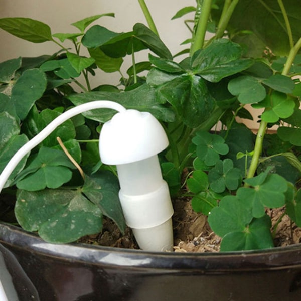 Självbevattningssats - Automatisk bevattning med droppbevattning inomhusväxt Automatisk bevattningsanordning Hem Blomsterträdgårdsverktyg Justerbart White