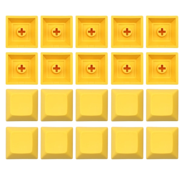 DSA 1U Keycap Sett PBT Blank Keycaps DSA Profil 1U Høyde Keycap Sett For Gaming Mekanisk Tastatur 20STK