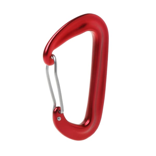 Aluminiumlegering D Ring Karbinhakar Clip D Form Grind Liten Nyckelring Karbinhake Clip Utomhus Camping Mini Lås Snap Hook