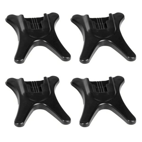 4xKamera Speedlight Stativstativ Enkel å bruke Hot Shoe Tilkoblingsbase