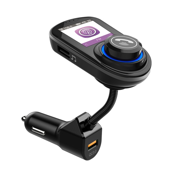 Bluetooth-kompatibel 5.0 bil FM-sändare MP3-spelare handsfree radioadapter