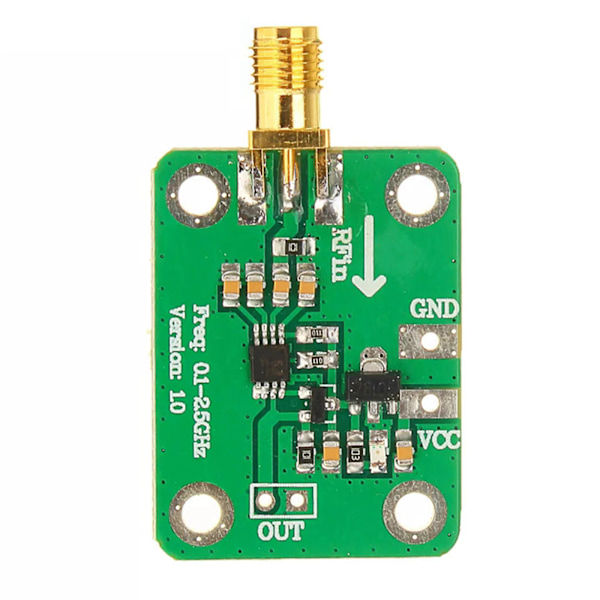 0,1-2,5GHz RF- power Logaritmisk power för RF- power 7-15V