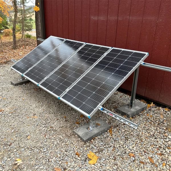 12 stk. solcellepanelklemmer i aluminium for multifunksjonelle systemapplikasjoner