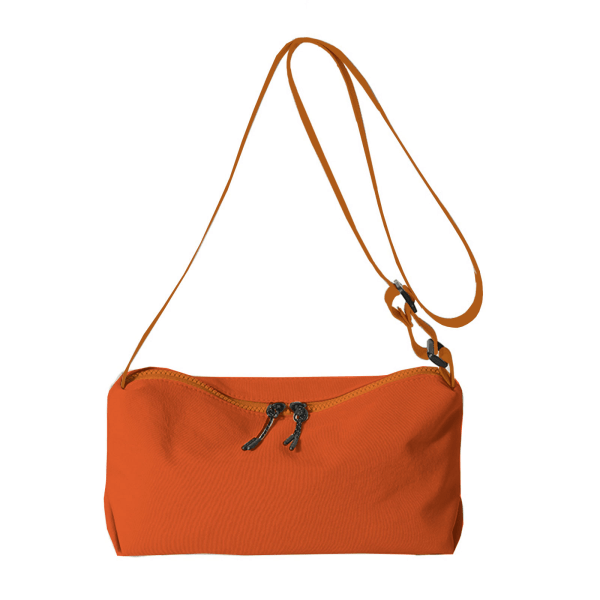 Canvas Axelväska Dam Enfärgad Crossbody Väska Messenger Väskor Student Casual Väska Stor Kapacitet Shoppingväska