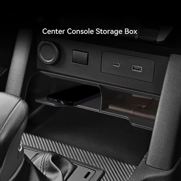 Bilkonsol Organizer ABS Förvaringsfack Halkfri för L200/Triton 24-25 Pickup