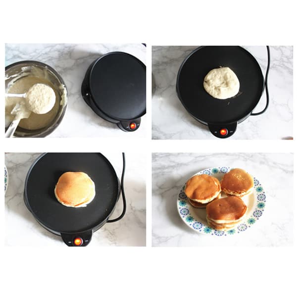 Elektrisk liten pannekakemaker bærbar pannekakepanne elektrisk crepe maker