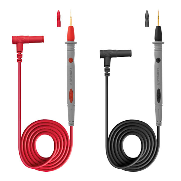 Multimetertestkablar Kit Silikonmaterial Resistent mot Hög Temperatur & Låg Temperatur Kvalitetssilikon Tillverkat 1 Set